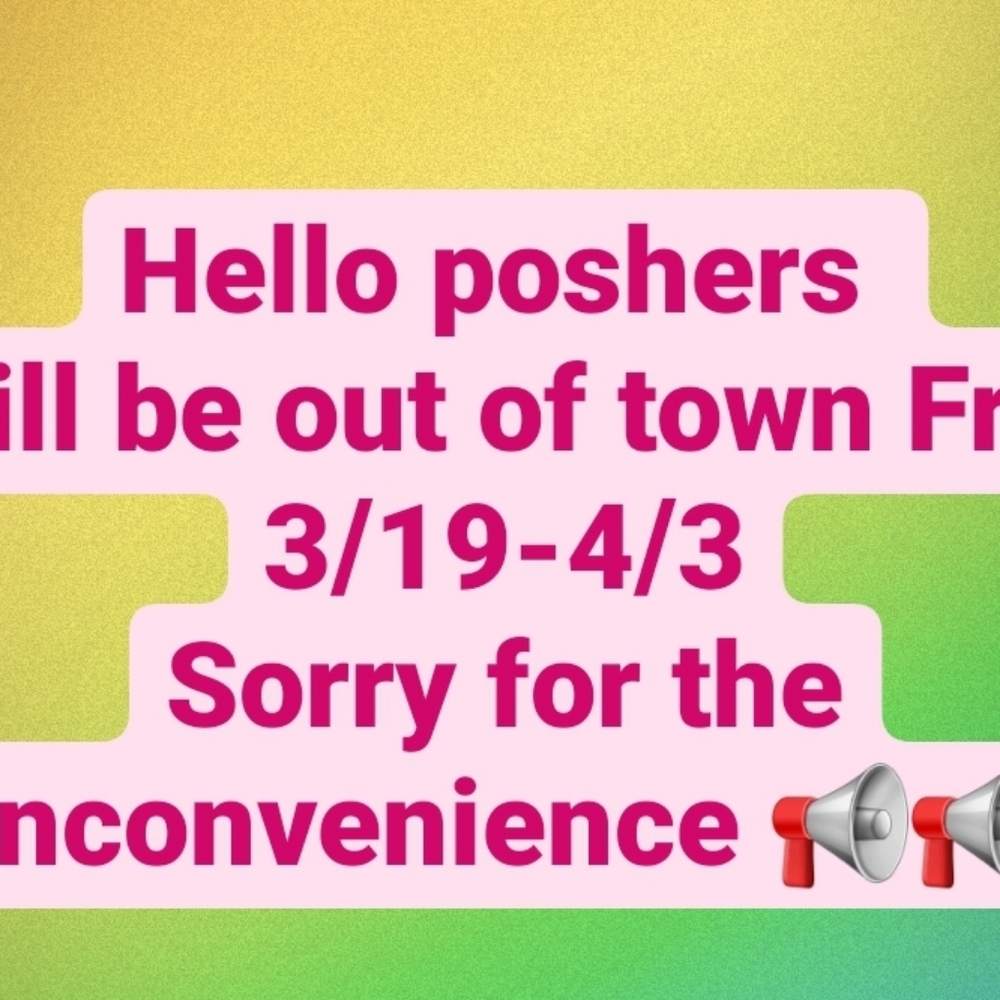 Closing From 3/19-4/3